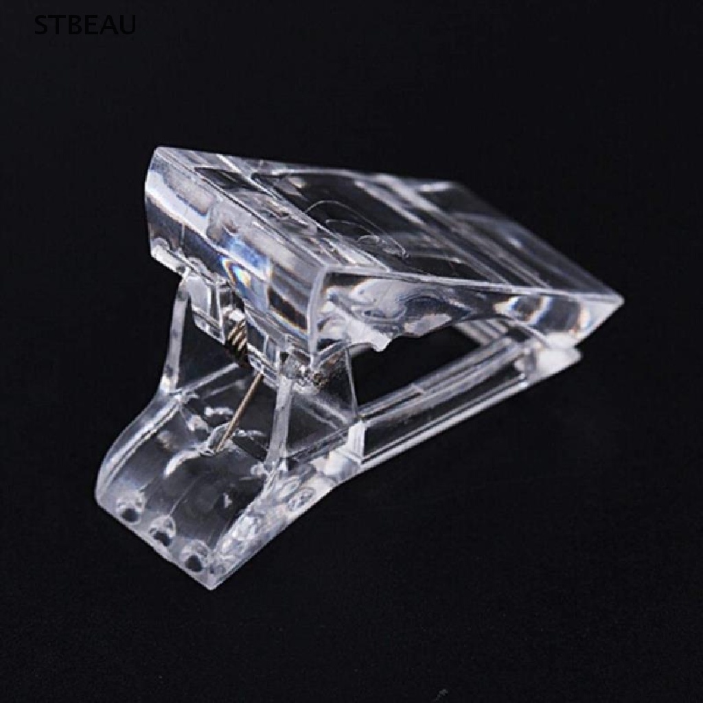 [Hàng mới về] Bộ 5 cái kẹp đầu móng tay dùng cho sơn gel poly nối móng nhanh chóng DIY