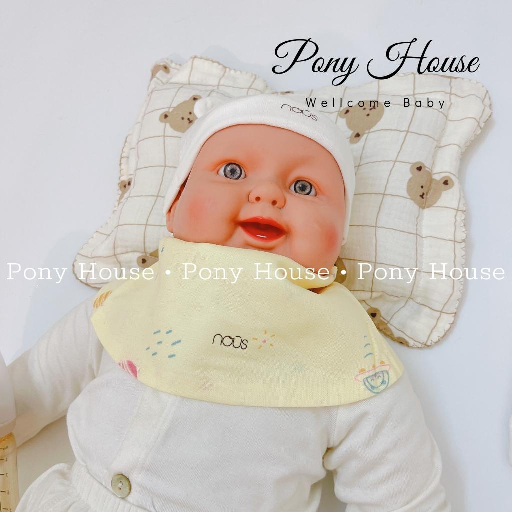 Yếm Tròn Nous Xô - Yếm Dãi Sợi Tre Mềm, Mịn Cho Bé Từ Sơ Sinh Đến Ăn Dặm