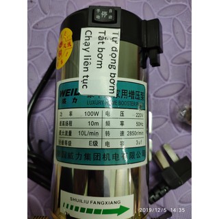 Máy bơm áp mini 100w