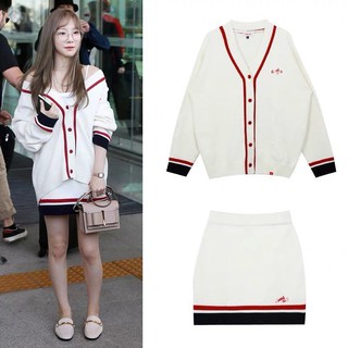 SET ÁO CARDIGAN + CHÂN VÁY KIM TAEYEON