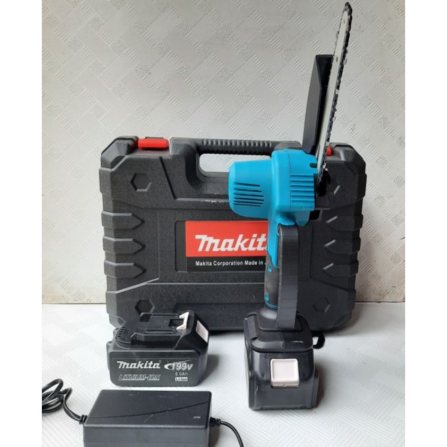 Máy cưa xích dùng pin makita 199v 2 pin 10cell