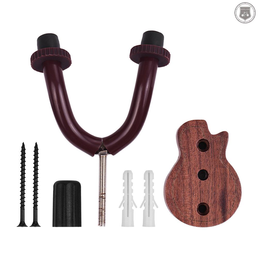 Giá Đỡ Đàn Guitar Điện / Ukulele Bằng Gỗ Gắn Tường Tiện Dụng