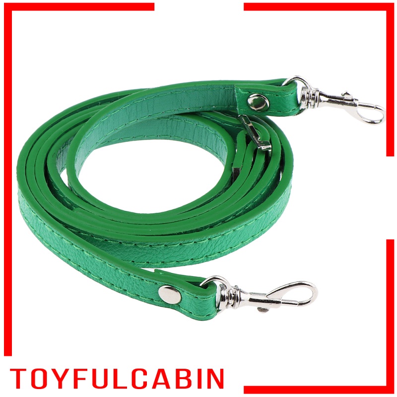 [Toyfulcabin] Dây Đeo Túi Xách Bằng Da Có Thể Điều Chỉnh Kích Thước Màu Be