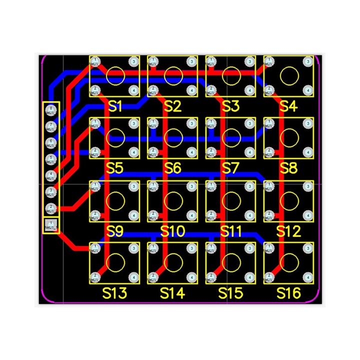 Bàn Phím Ma Trận Arduino Matrix 4x4 16 Phím Mở Rộng