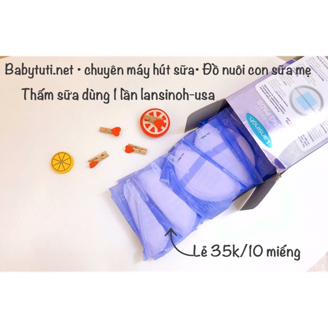 Combo 10c Thấm sữa dùng 1 lần các hãng medela,lansinoh, avent..