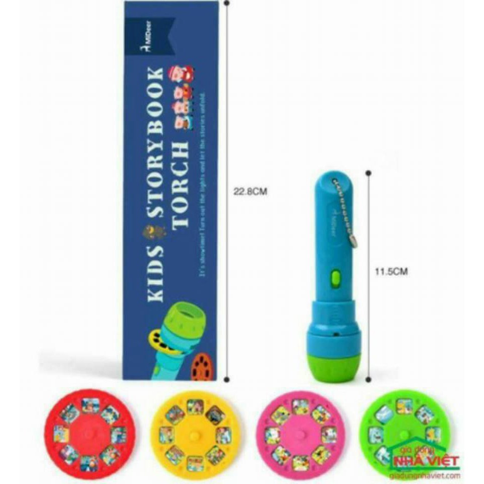 Đèn chiếu phim kể chuyện KIDS STORYBOOK TORCH