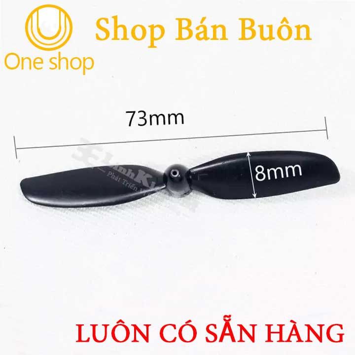 Bộ 2 Cánh Máy Bay Thuận Nghịch 75mm Trục 1mm Siêu Bền
