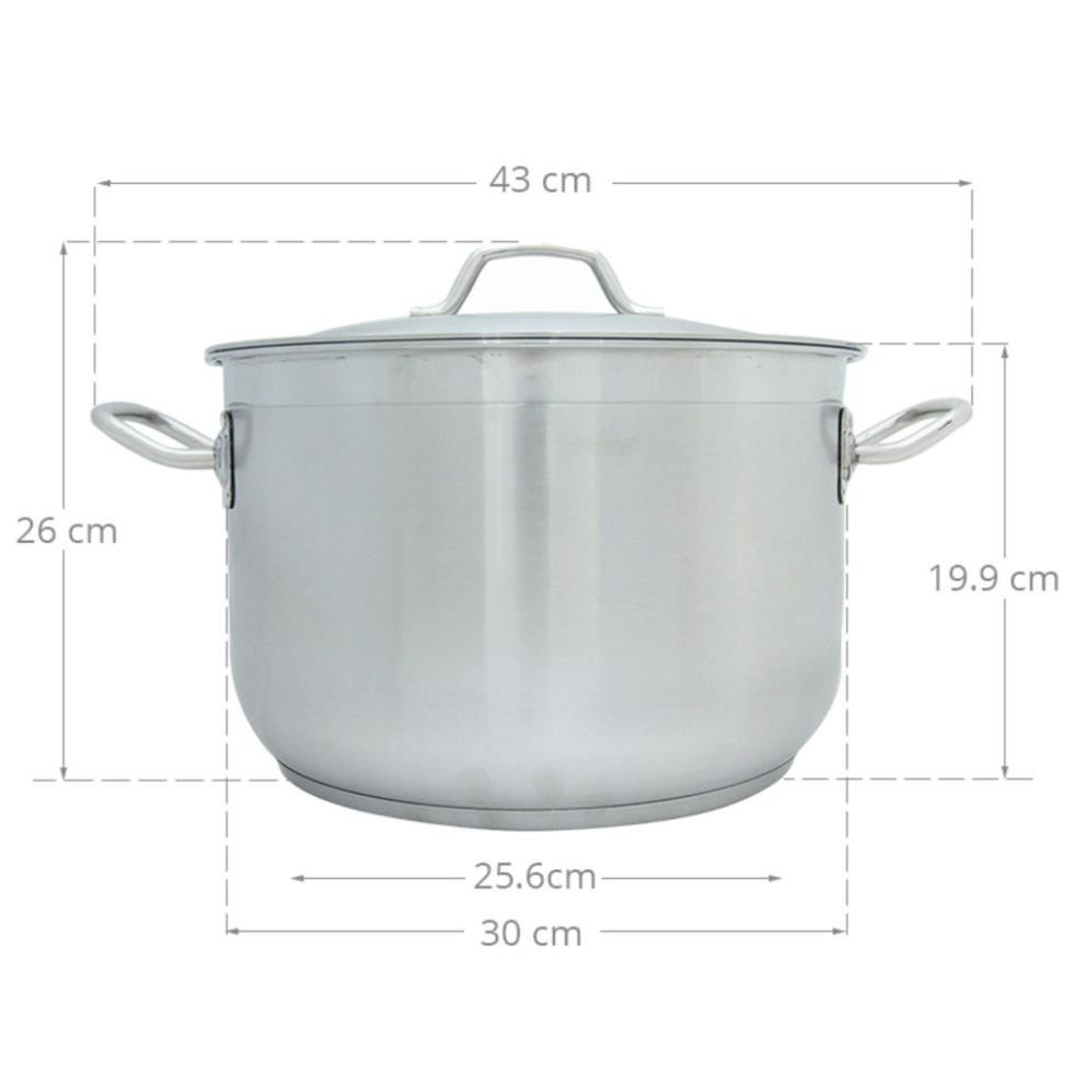 Nồi Luộc Gà Inox 3 Đáy Fivestar Đường Kinh 30cm Dùng Bếp Từ Hàng Chính Hãng, Bảo Hành 5 Năm