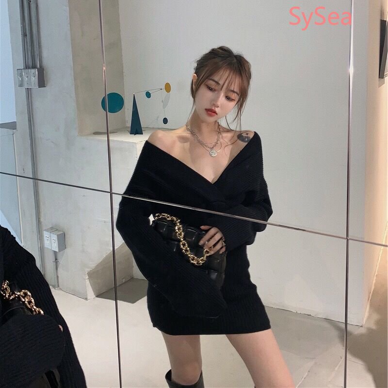 Đầm Dệt Kim Màu Sắc Thời Trang Mùa Thu Quyến Rũ Cho Nữ