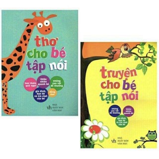Sách - truyện thơ cho bé tập nói