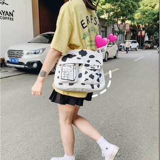 Túi tote bò sữa