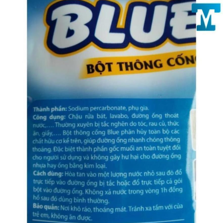 Bột thông cống Blue công nghệ Hàn Quốc - MITUHOME - Giúp bạn xóa bỏ sự lo lắng tắc đường ống cống, tắc bể phốt