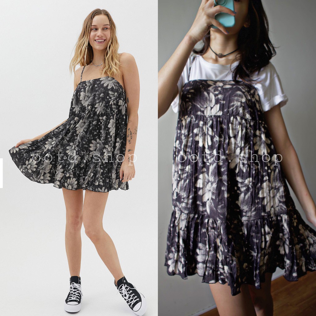 Đầm tầng babydoll VNXK Urban Outfitters Tiered Dress