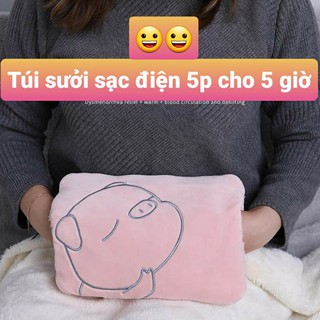 Túi sưởi cắm điện túi chườm giữ ấm cơ thể đa năng tiện ích