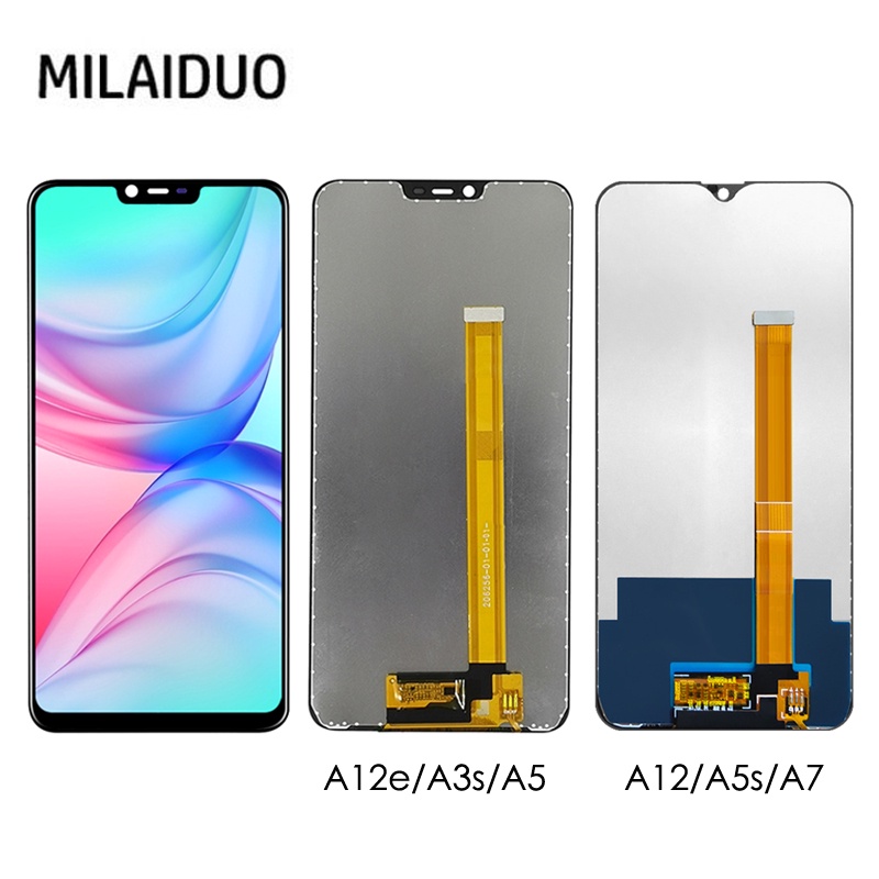 LCD Cho Oppo A12 2020 CPH2083 CPH2077 / A12e CPH1853 Màn Hình LCD Bộ Số Hóa Màn Hình Cảm Ứng Cho OPP