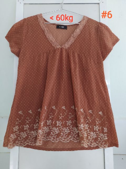 Áo kiểu freesize < 55kg hàng si Nhật