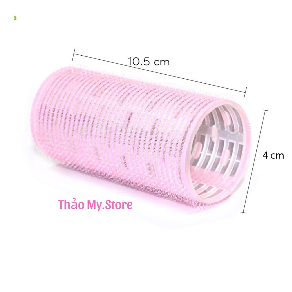 Lô cuốn tóc, cuốn mái Hàn Quốc lõi Nhôm to dài tự dính nhiều size