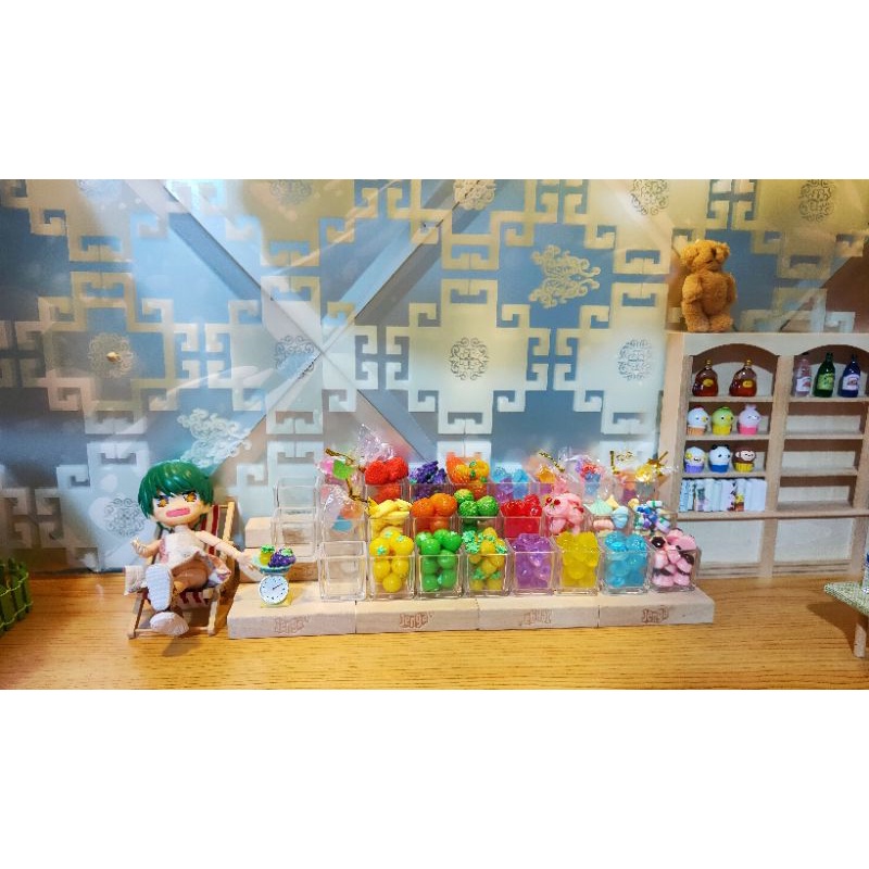 Hủ mica đựng kẹo cho doll, bjd, charm, miniature, nendoll