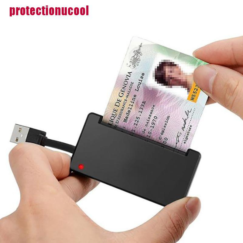 [procoolVN]USB 2.0 smart Card Reader memory for ID Bank electronic sim adapter for computer