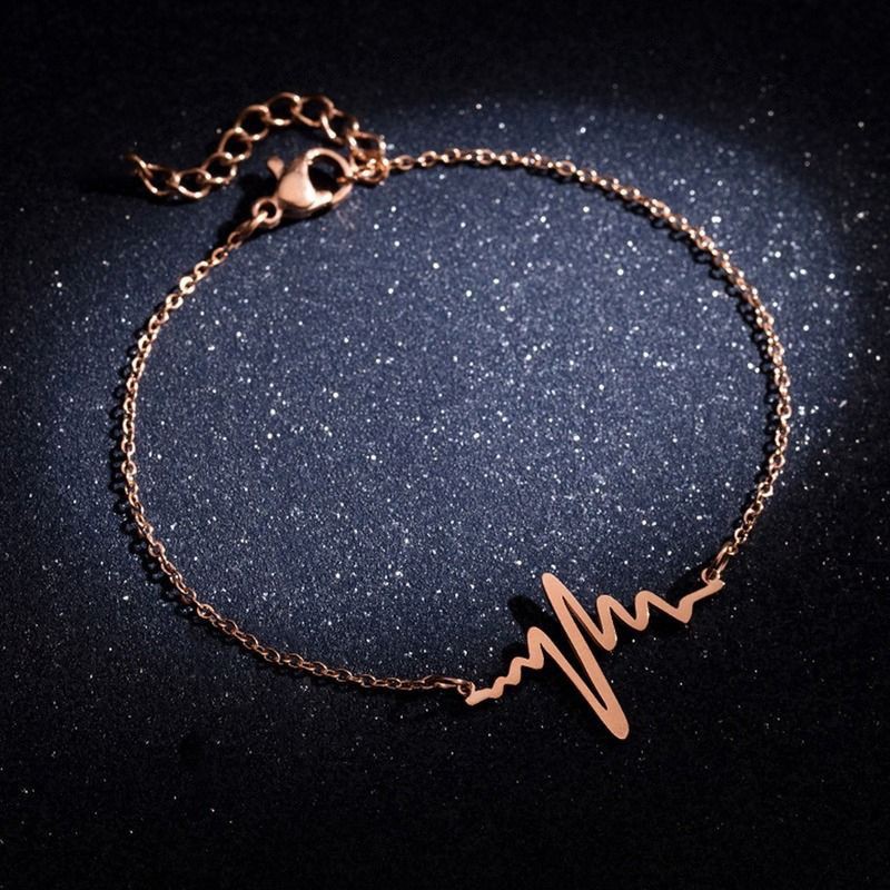 Vòng Đeo Tay Hình Nhịp Tim Đơn Giản Cho Nữ | BigBuy360 - bigbuy360.vn