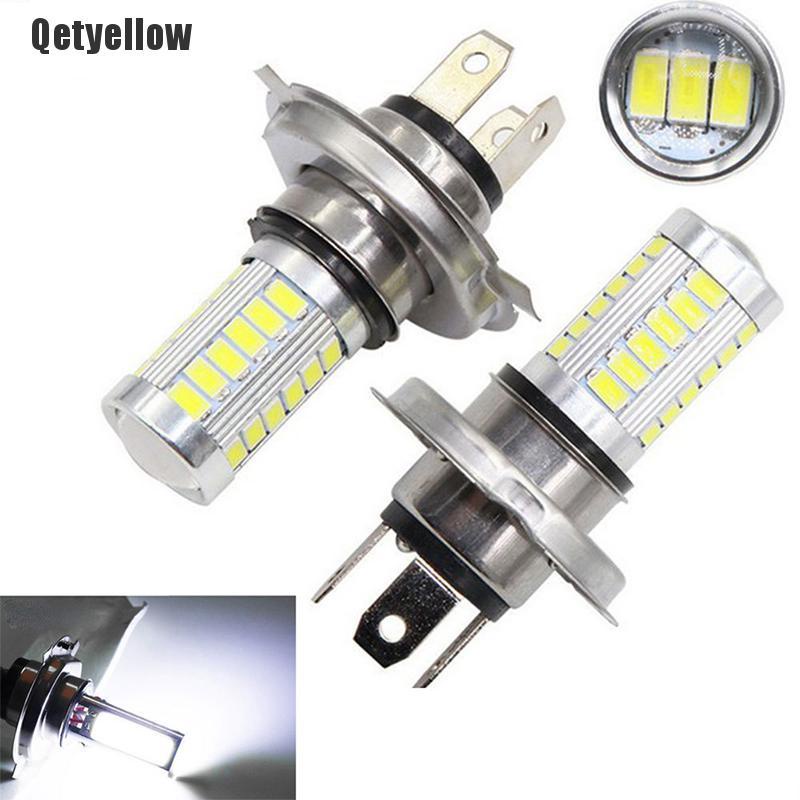 Đèn Pha Led H4 33 Smd 5630 5730 Màu Vàng Cho Xe Hơi