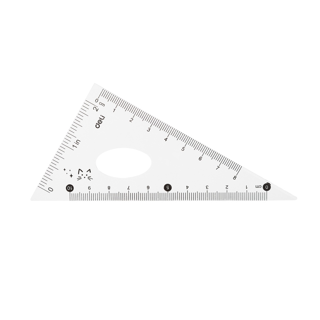 Bộ Thước Vẽ Hình Hoạt Hình Dễ Thương 15cm Dành Cho Học Sinh