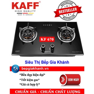 Bếp gas âm 2 vùng nấu kaff kf 670