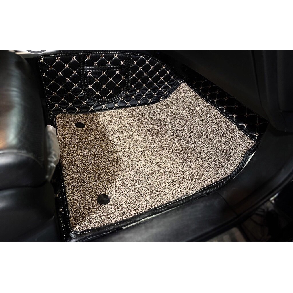 Thảm lót sàn ô tô 5D,6D Honda CRV 2012-2017 - Bản xe 5 chỗ - Thảm da + rối chống bẩn, Sạch sẽ - Sang Trọng