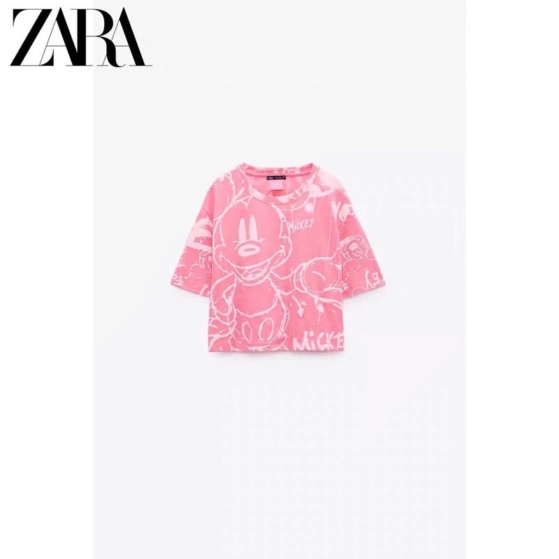 ÁO THUN ZARA IN HÌNH MICKEY DISNEY HÀNG XUẤT