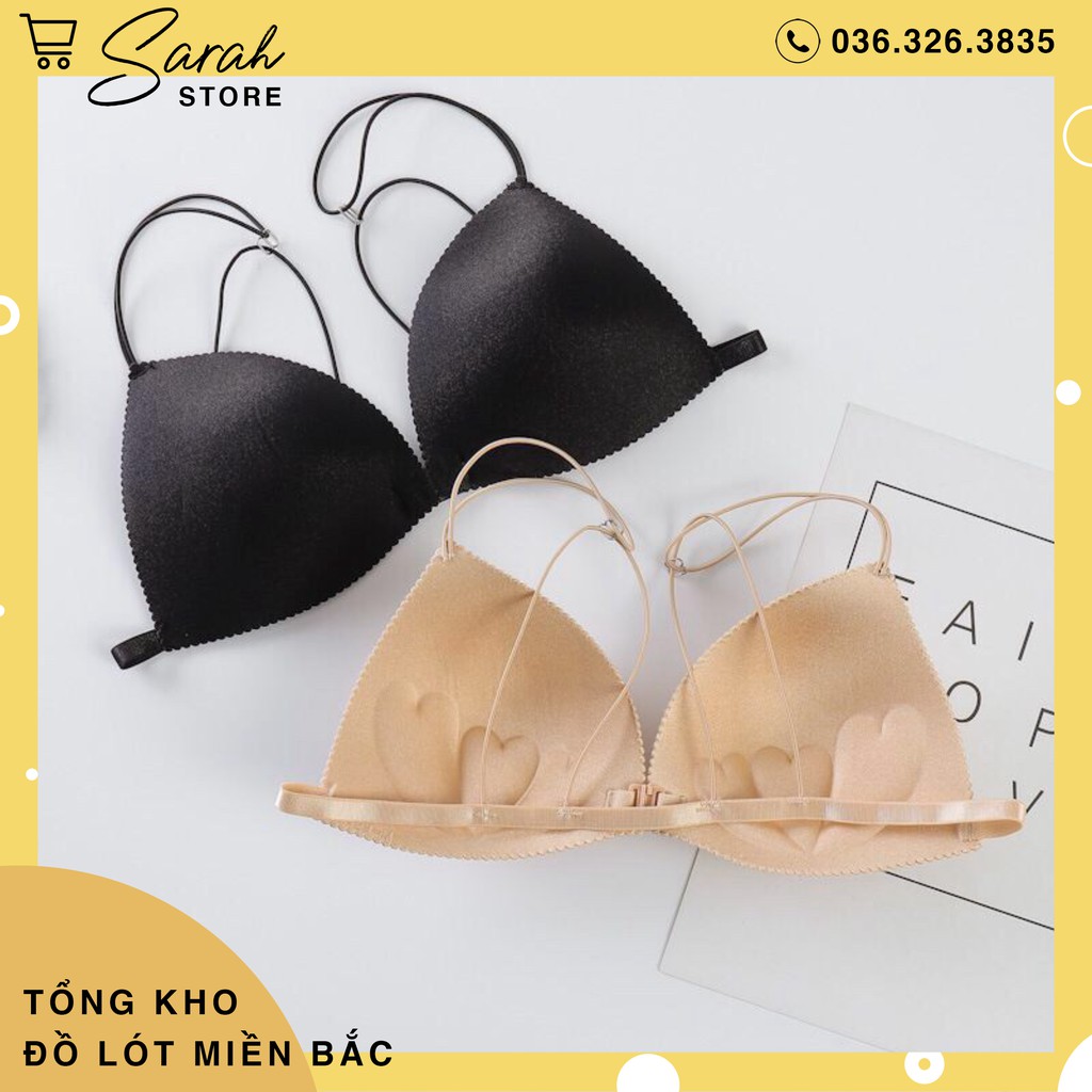 Áo Bra Đúc Su Dây Mảnh Cài Khuy Trước 820