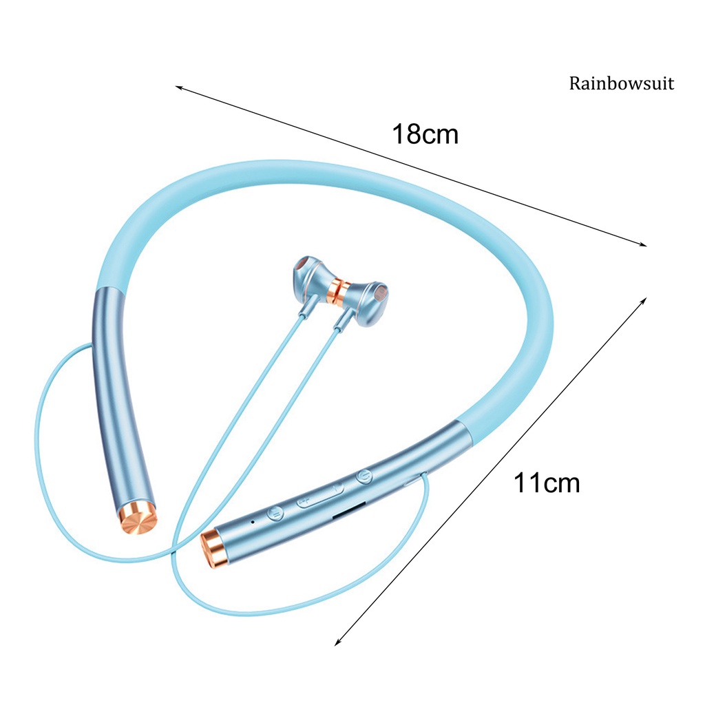Tai Nghe Bluetooth 5.0 Dạng Đeo Cổ Tiện Dụng Khi Chơi Thể Thao