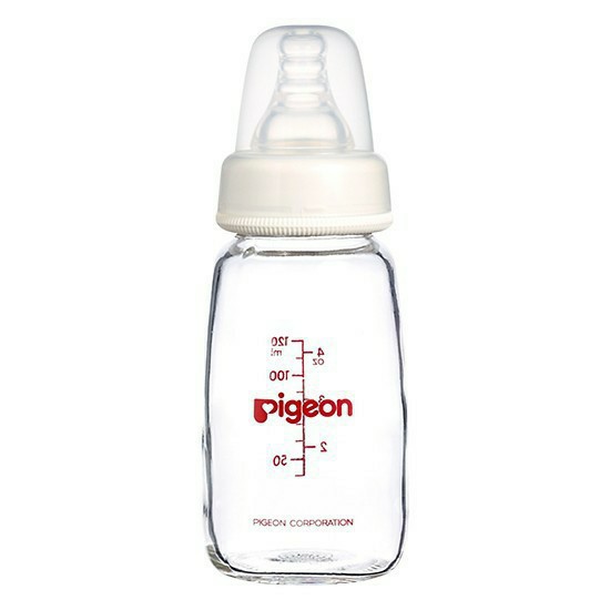 Bình sữa thủy tinh cổ hẹp Pigeon 120ml/ 240ml