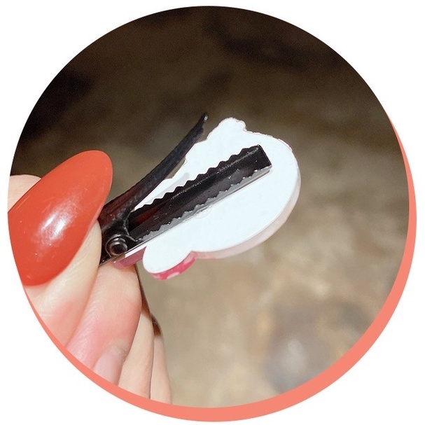 Kẹp Tóc Hình Hoạt Hình Thiết Kế Đơn Giản Xinh Xắn Cho Nữ