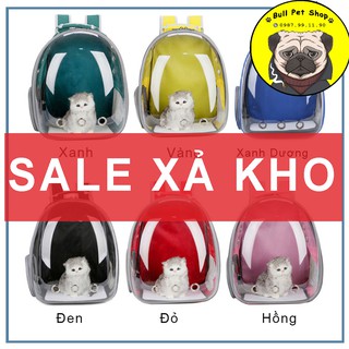 [RẺ VÔ ĐỊCH] Balo Phi Hành Gia Trong Suốt Balo Vận Chuyển Chó Mèo Chất Liệu Cao Cấp Cho Thú Cưng Dưới 7Kg