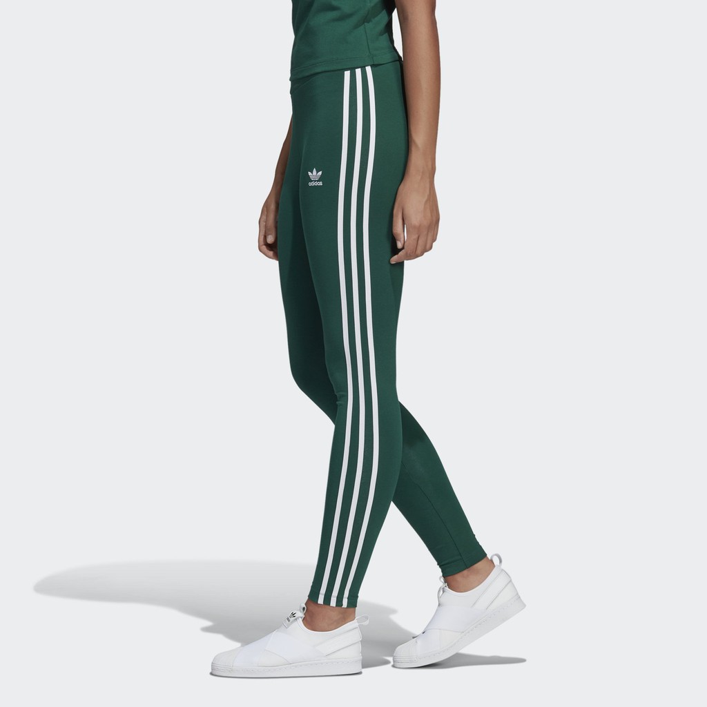 (HÀNG XUẤT XỊN) Quần legging das xanh 3 sọc 487 3-STRIPES LEGGING GREEN Made in Cambodia full tag code  SIZE S M l | BigBuy360 - bigbuy360.vn