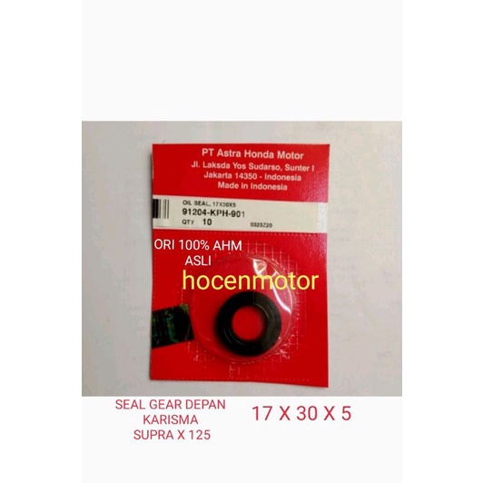 Bánh Răng Phía Trước X 125 / KARISMA 91204-KPH901 Chính Hãng 100%AHM
