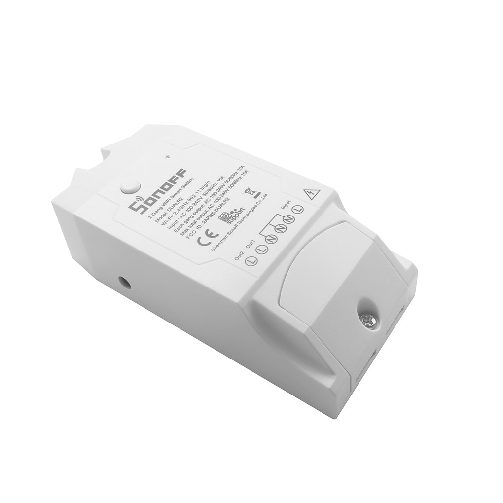 Công Tắc Điều Khiển Từ Xa Thông Minh Sonoff DUAL R2 15A Cho Mạch Đôi