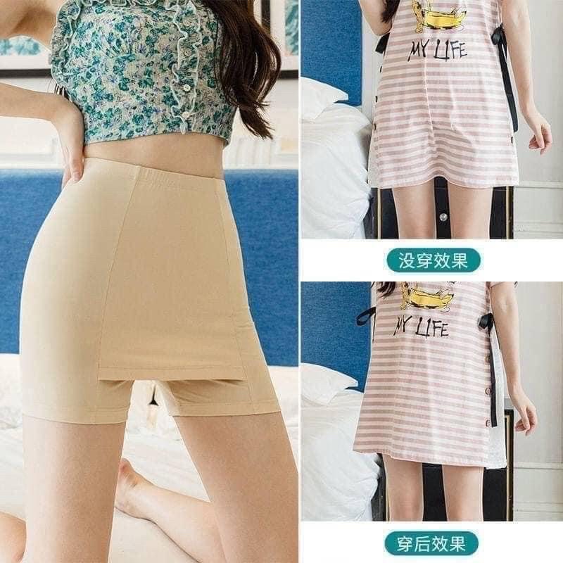 Quần Lót An Toàn Nữ Mặc Trong Váy Bảo Hộ Bảo Vệ 2 Lớp Che Vùng Hình Tam Giác