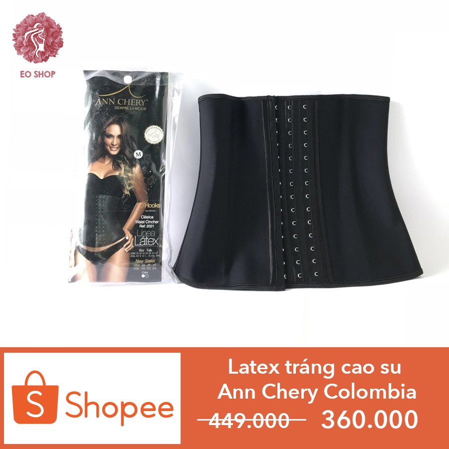 Nịt bụng latex tráng cao su Ann Chery hàng Colombia