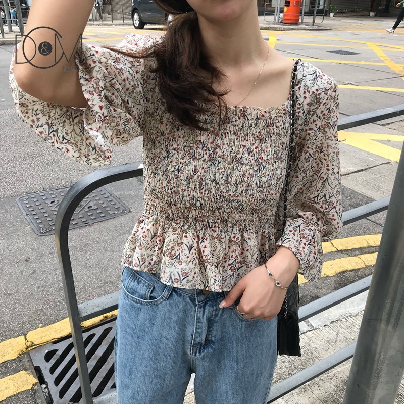 Áo Voan Hoa Phối Ren Hở Lưng Quyến Rũ Cho Nữ | BigBuy360 - bigbuy360.vn