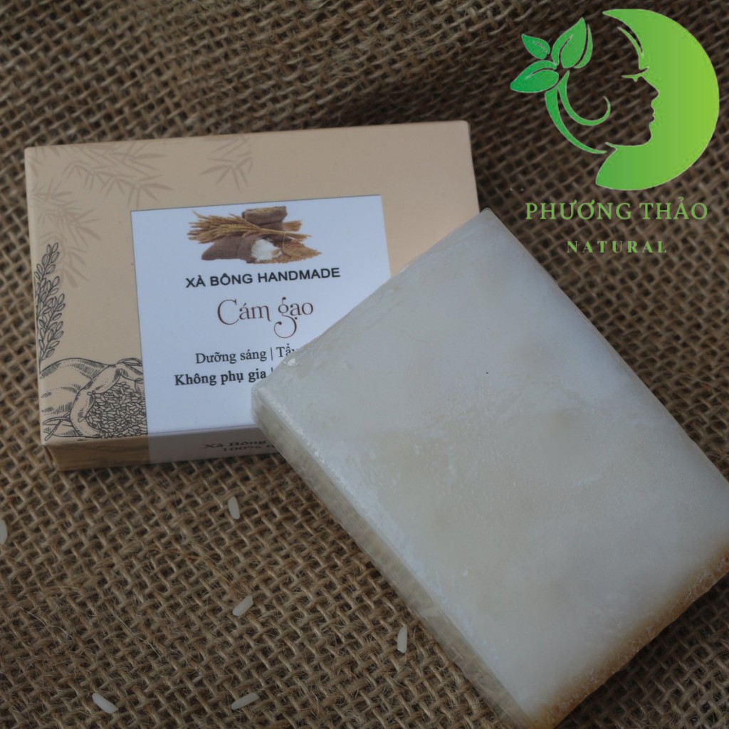 Xà Bông Cám Gạo- Xà phòng Mướp Đắng - Nghệ Mật Ong Handmade 100gr