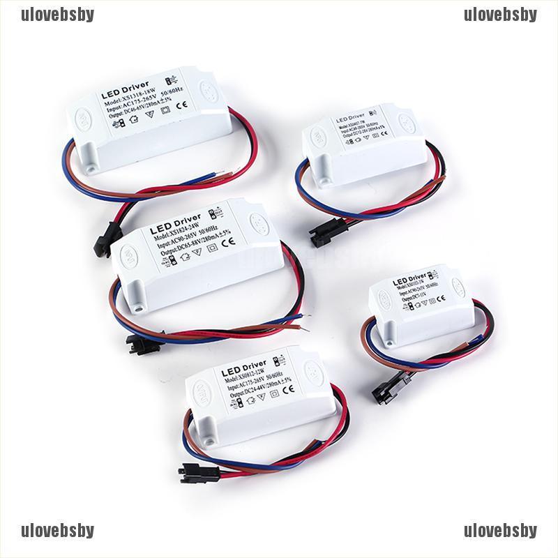 【ulovebsby】3W 7W 12W 18W 24W power supply driver adapter transformer switch fo