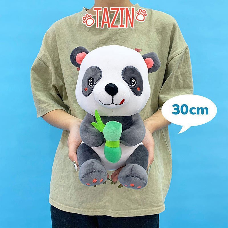 Gấu trúc bông ngồi mềm mịn cutte đáng yêu, gấu trúc panda cao cấp Tazin