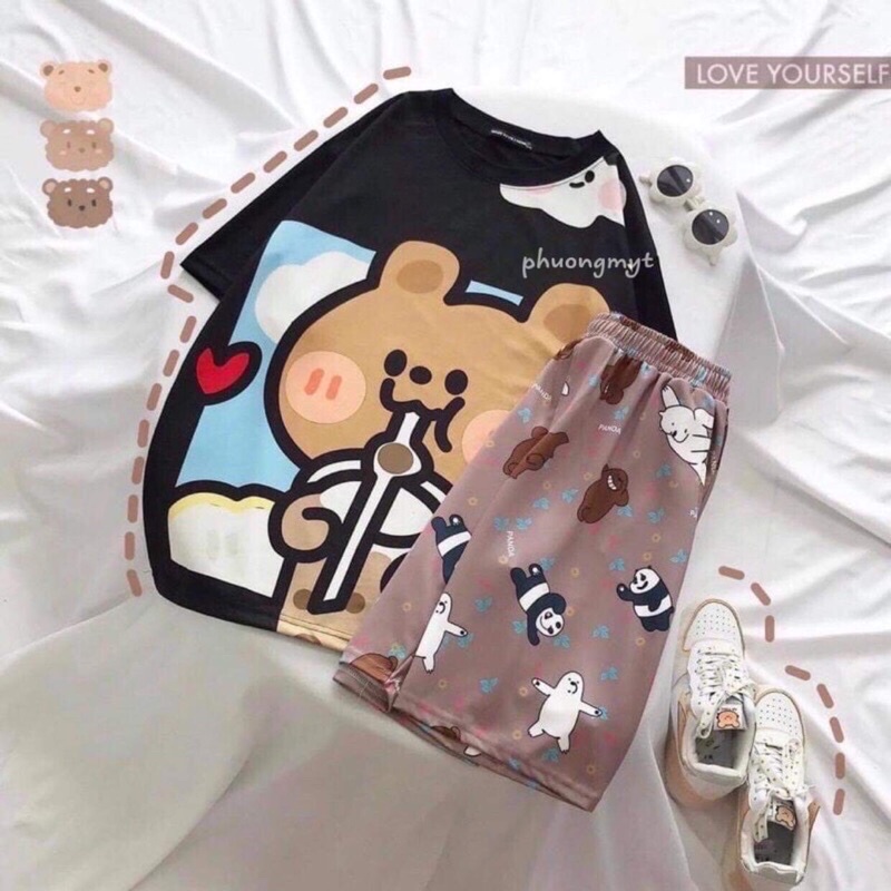 QUẦN ĐÙI HÌNH THÚ COTTON