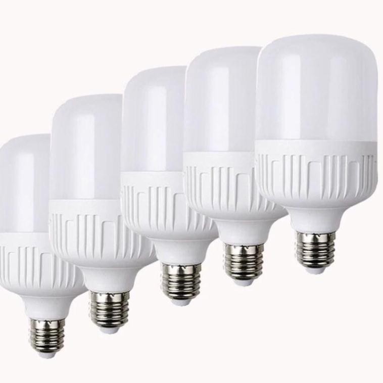 Bóng Đèn Led Bulb Trụ Nhựa ánh sáng trắng ,Đèn Led búp trụ đủ Loại Công Suất Siêu Sáng ,Tiết Kiệm Điện