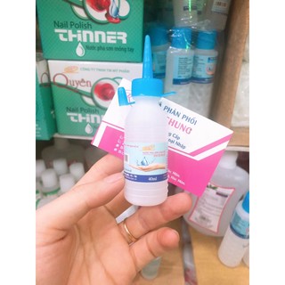 Nước pha sơn móng tay quyên nắp xanh