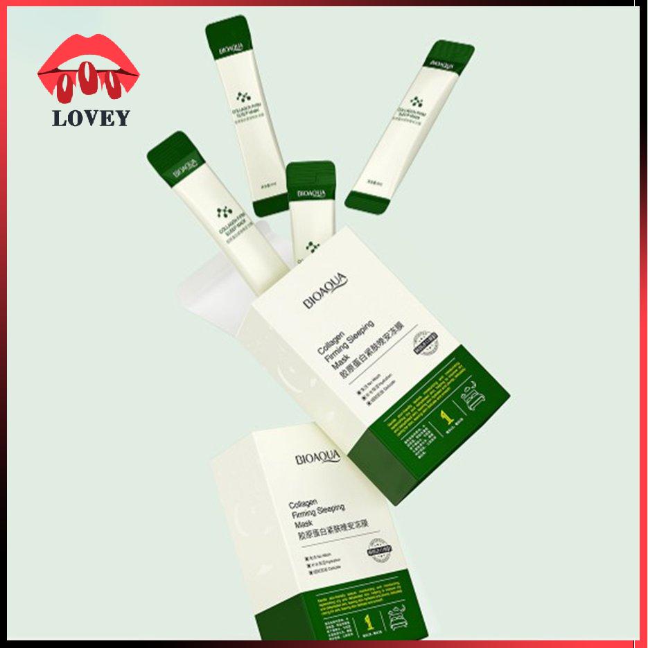 Mặt nạ ngủ collagen dạng gel dưỡng ẩm làm săn chắc da ban đêm không cần rửa