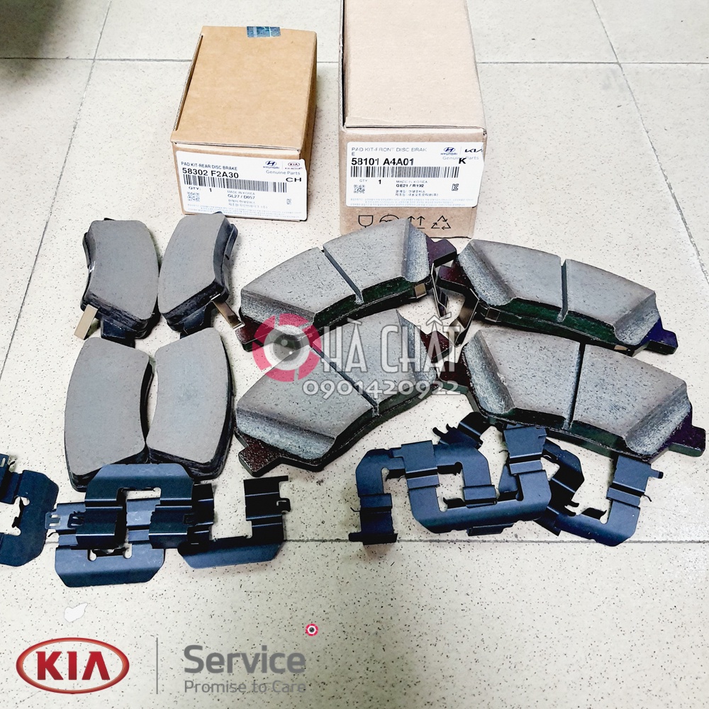 Má phanh trước & sau KIA RONDO 🚘 Nhập khẩu chính hãng Hàn Quốc 🎯 58302F2A30 58101A4A01 Bố thắng xe Rondo