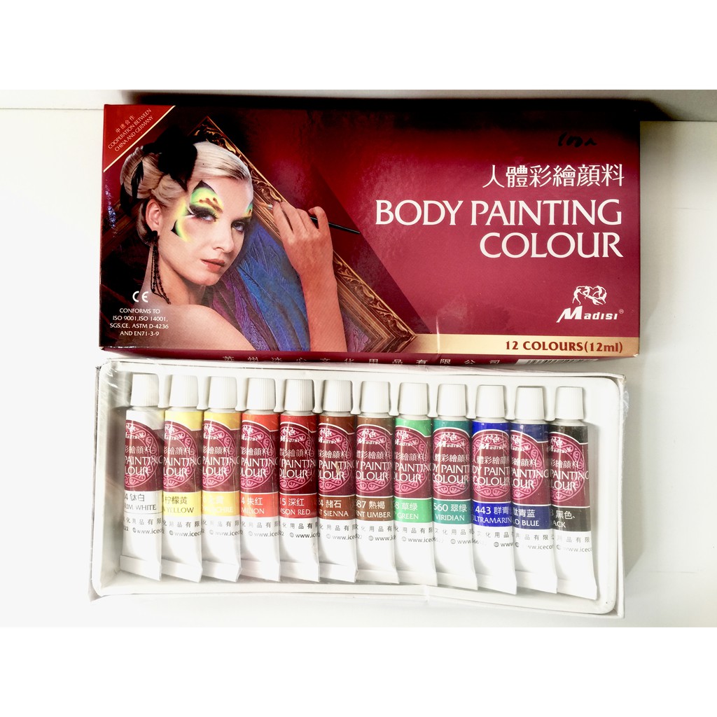 [Artmust] Màu vẽ mặt Body Painting Colour