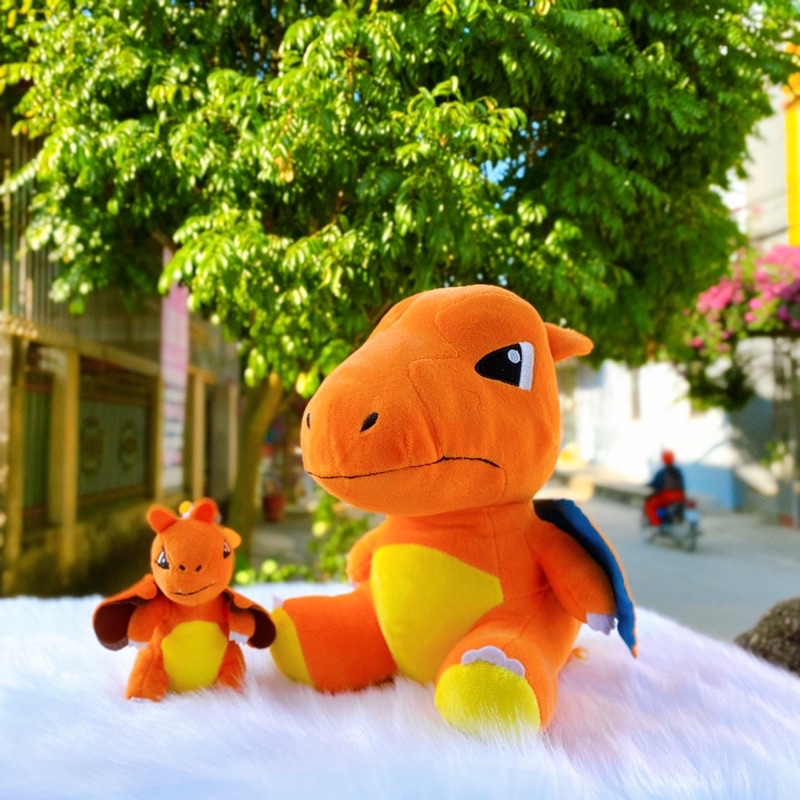 [VIDEO + ẢNH THẬT] Thú nhồi bông POKEMON rồng lửa CHARMANDER/HITOKAGE nhiều mẫu tự chọn, size 15-30cm